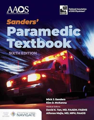 Sanders’ Paramedic Textbook – Hardcover, by Sanders Mick J.; – Acceptable n
