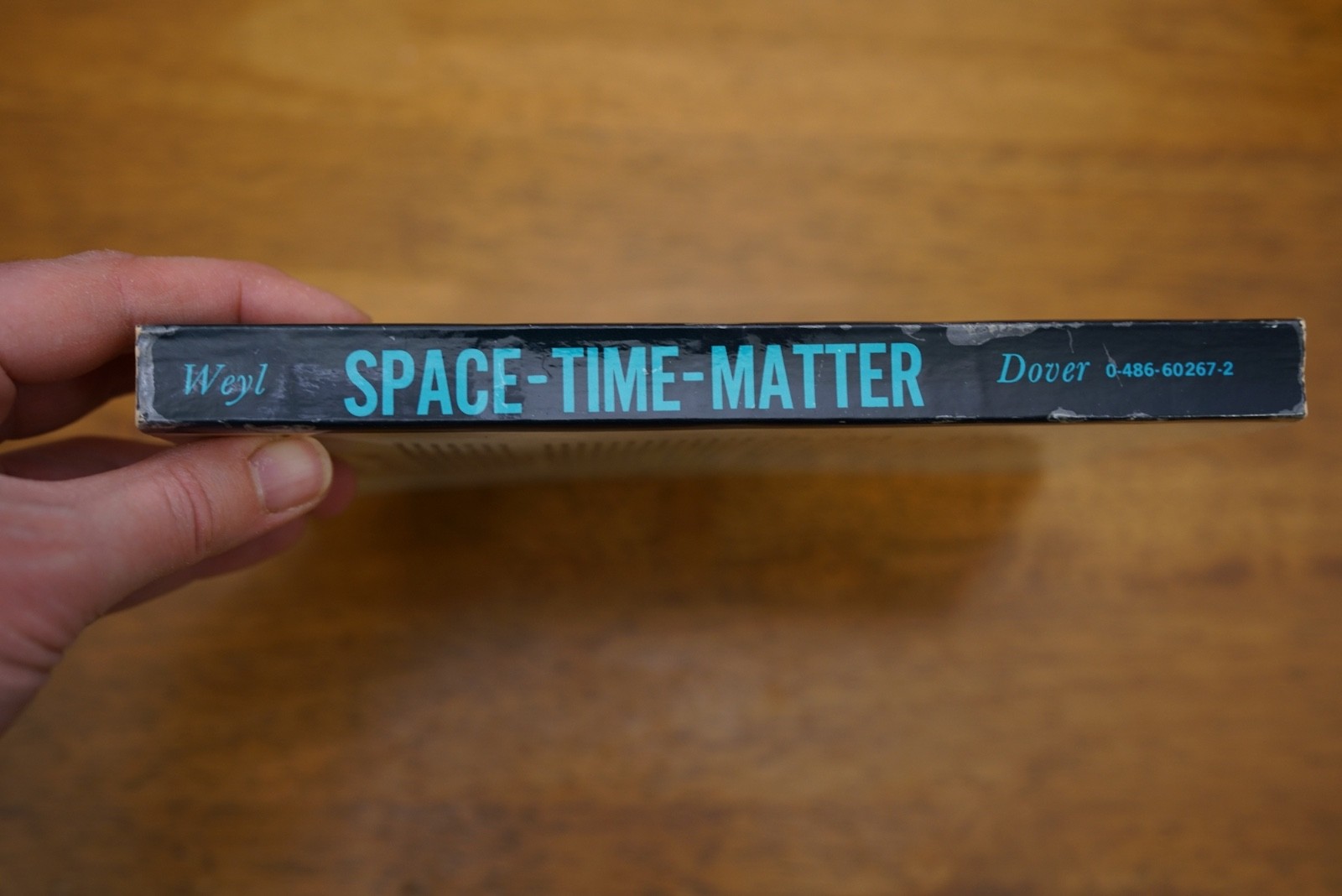 PHYSICS – Hermann Weyl – Time, Space, Matter – Translated – Dover with diagrams