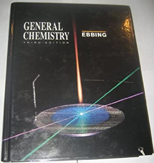 General Chemistry Hardcover Darrell D. Ebbing