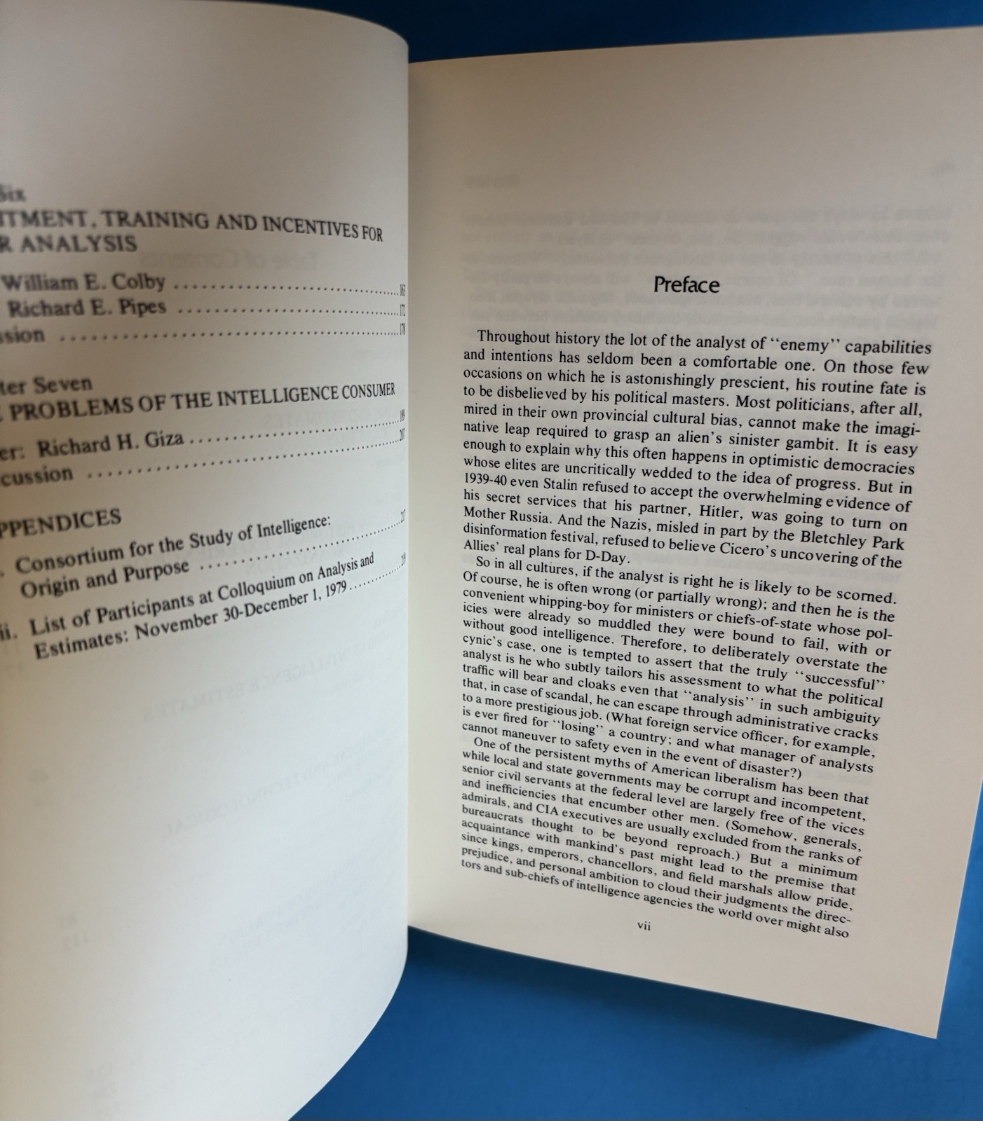 ANALYSIS AND ESTIMATES, Roy Godson Intel. Requirements for the 1980s 3rd Print