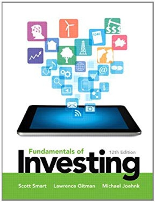 Fundamentals of Investing Lawrence J., Smart, Scott, Joehnk, Mich