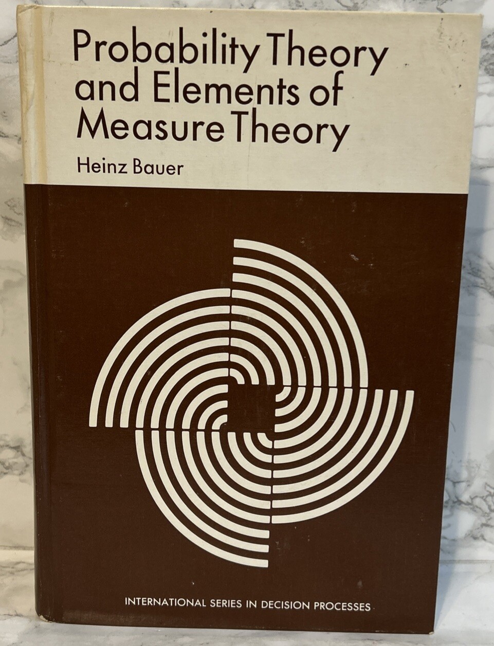 PROBABILITY THEORY AND ELEMENTS OF MEASURE THEORY By Heinz Bauer – Hardcover VG+