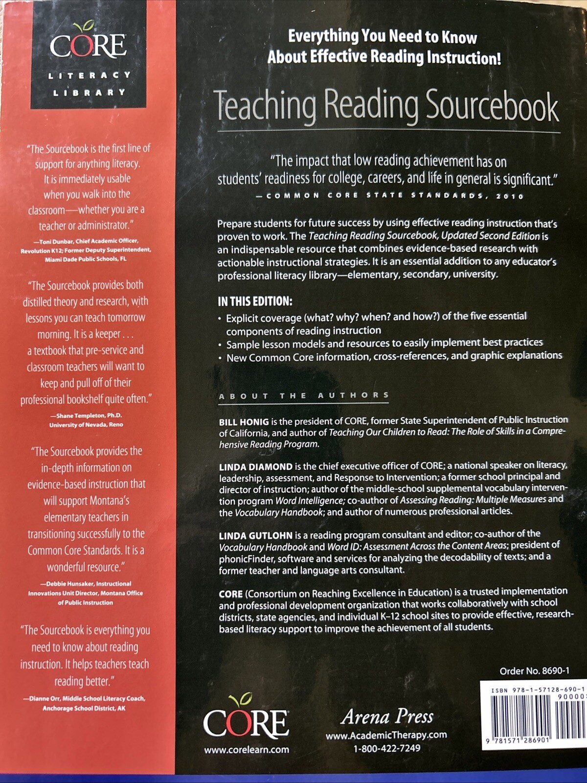 Teaching Reading Sourcebook Updated 2nd Edition by Linda Diamond, Bill Honig and