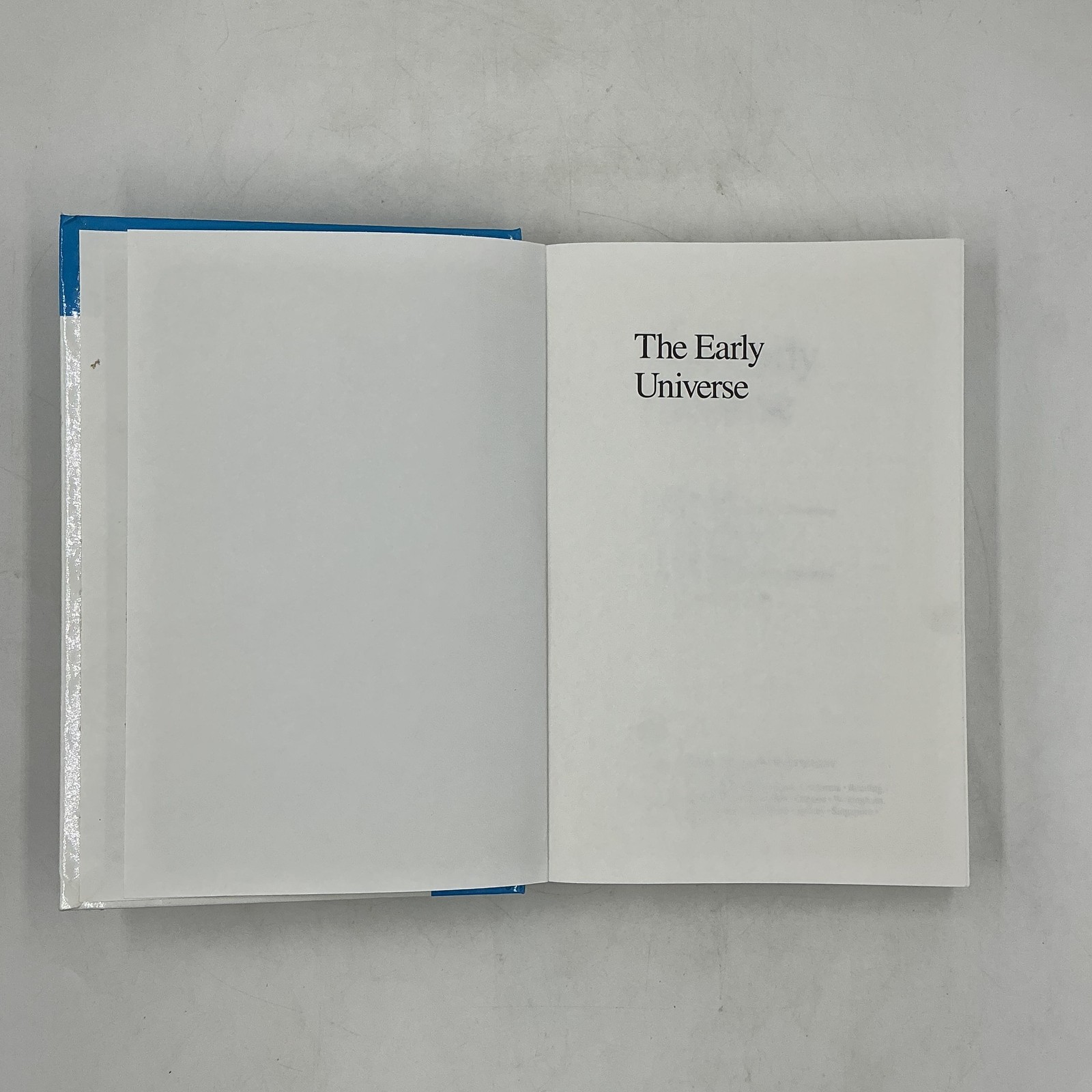 Vintage The Early Universe Edward W. Kolb Michael S. Turner Aldine Blue HC 1990