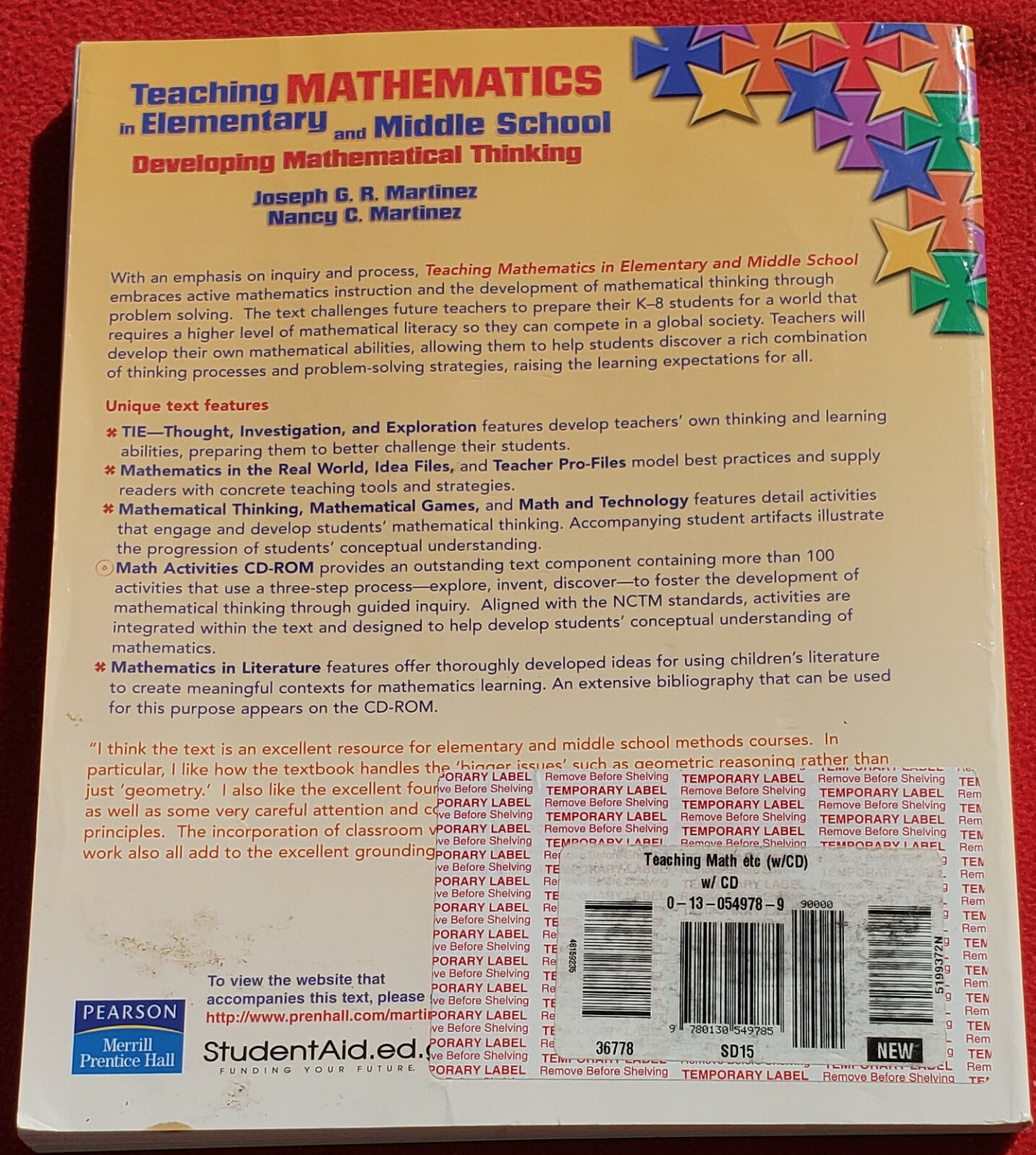 Teaching Mathematics In Elementary And Middle School – 400 Pages With Bonus CD
