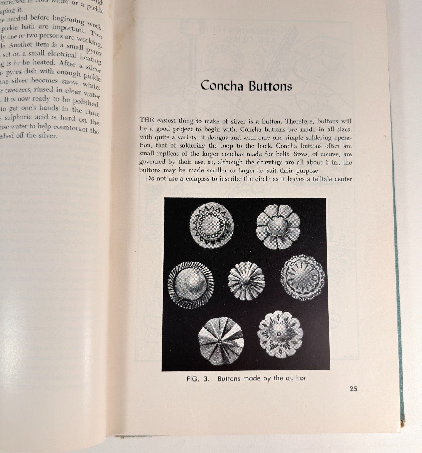 Indian Silversmithing by W. Ben Hunt, Bruce Publishing Milwaukee 1952 Acceptable