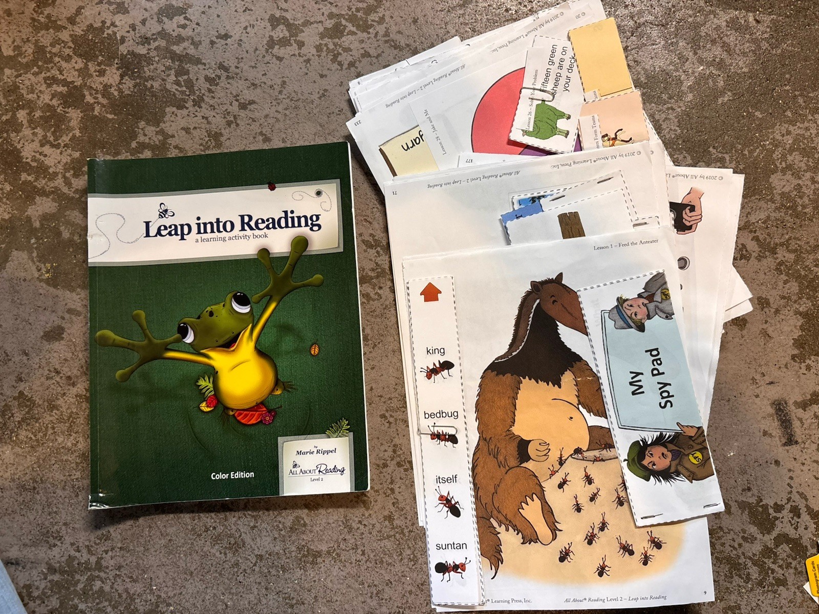 All About Reading Level 2 Teachers Manuals, Readers 1-2, Activity Book COLOR