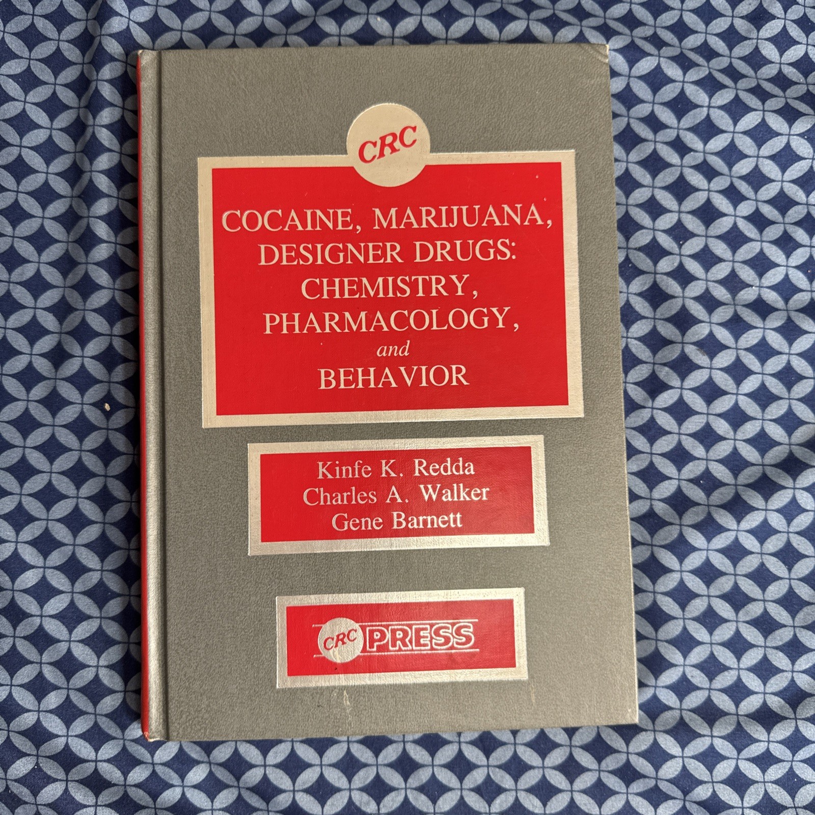 Cocaine, Marijuana, Designer Drugs: Chemistry, Pharmacology, and Behavior Redda
