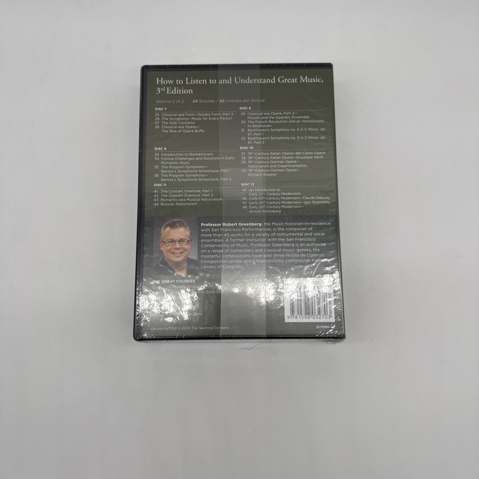 The Great Courses How to Listen to and Understand Great Music 3rd Edition Sealed