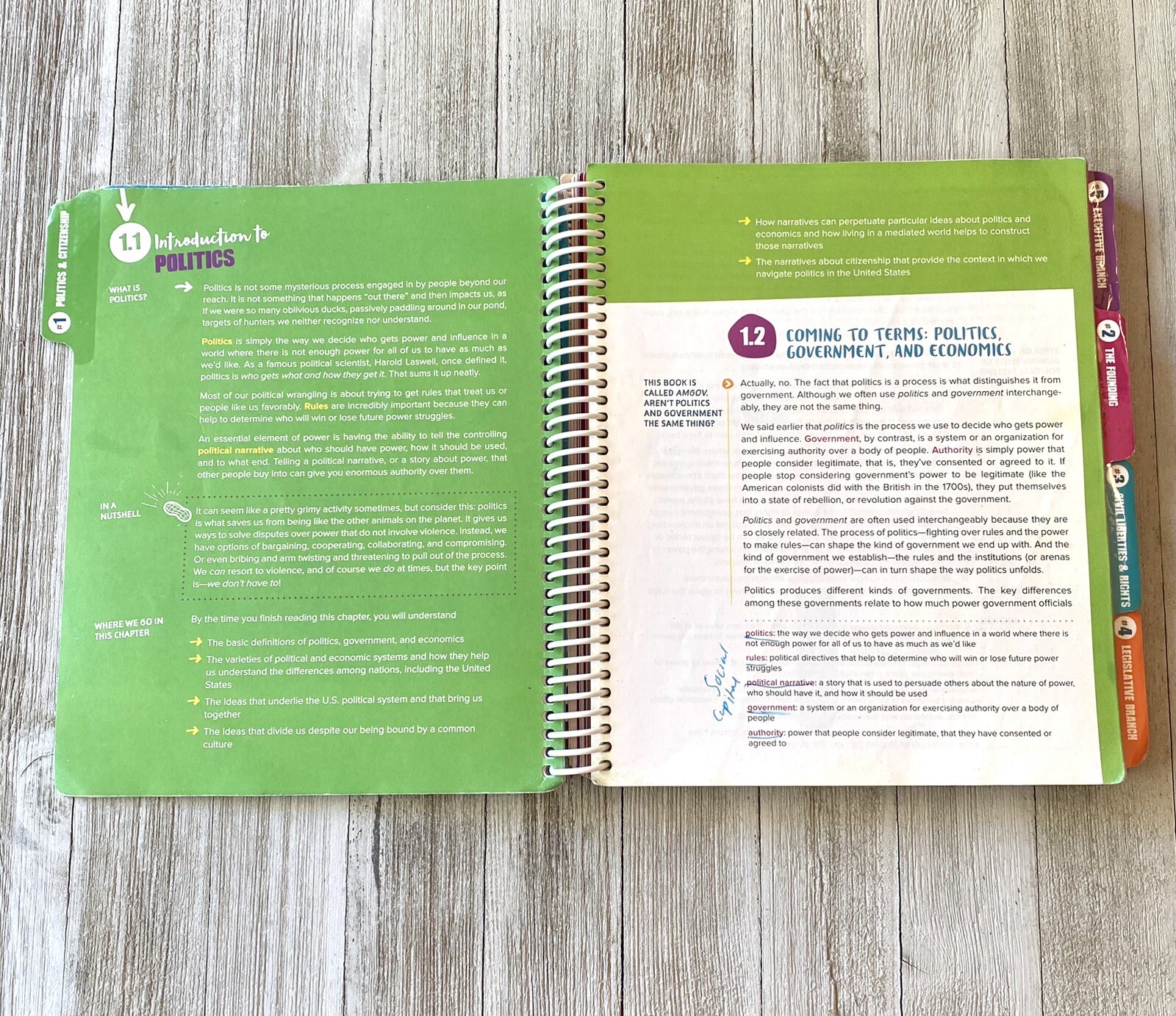AmGov Long Story Short By Christine Barbour Spiral Bound 2020 First Edition