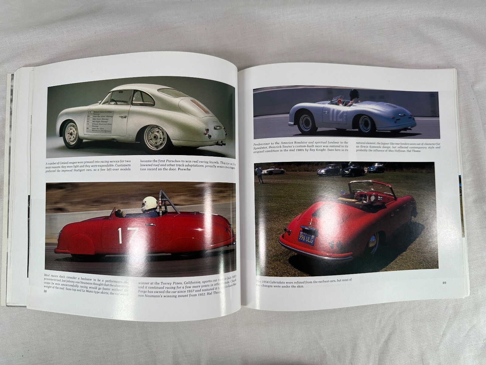 PORSCHE: 356 & RS SPYDERS By Gordon Maltby VG PB
