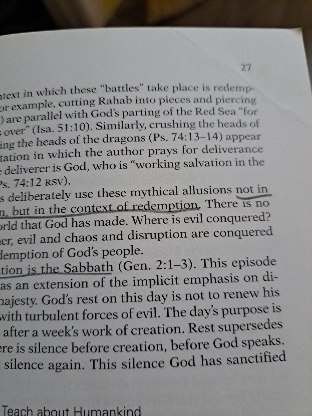 Handbook on the Pentateuch Genesis, Exodus, Leviticus, Numbers, Deuteronomy 2nd
