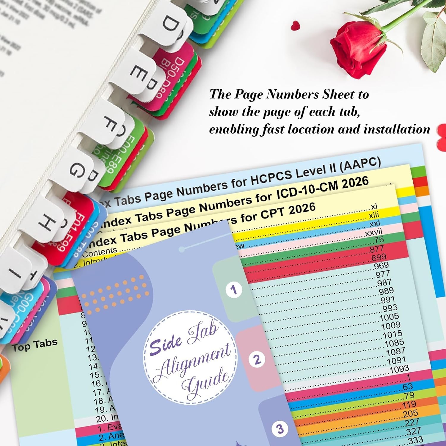 Efficient Study Aid: CPT HCPCS 2026 Tabs Bundle