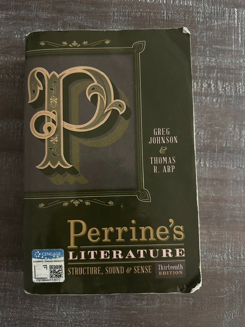 Perrine’s Literature: Structure, Sound & Sense 13th AP Edition Johnson Arp 2018