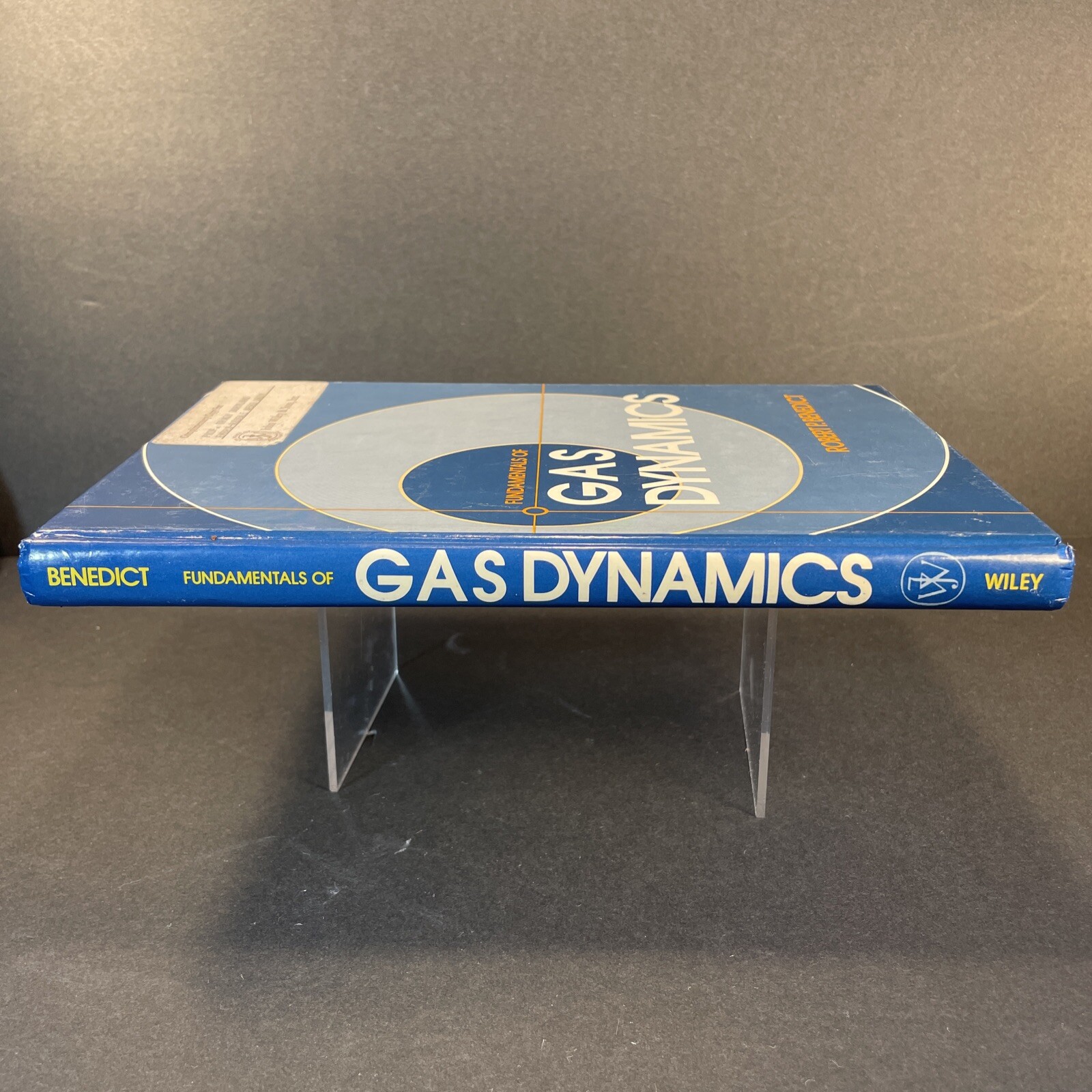 Fundamentals of Gas Dynamics Hardcover Book by Robert P Benedict 1983