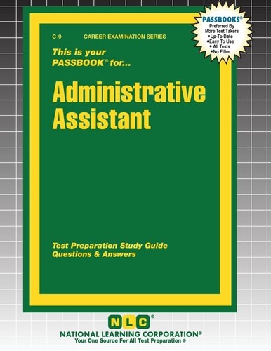 Administrative Assistant (Career Examination), , Very Good Book