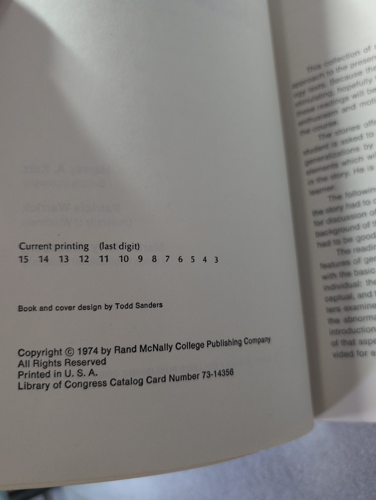 Introductory Psychology Through Science Fiction by Harvey A Katz
