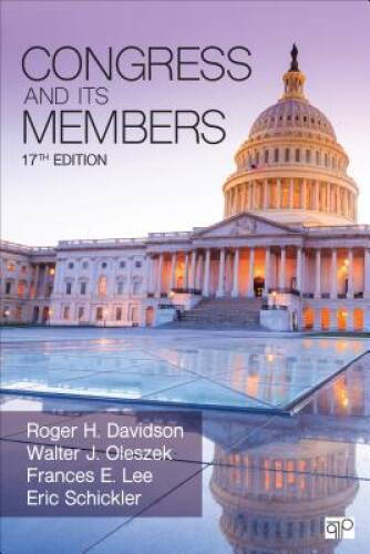 Congress and Its Members – Paperback By Davidson, Roger H. – GOOD