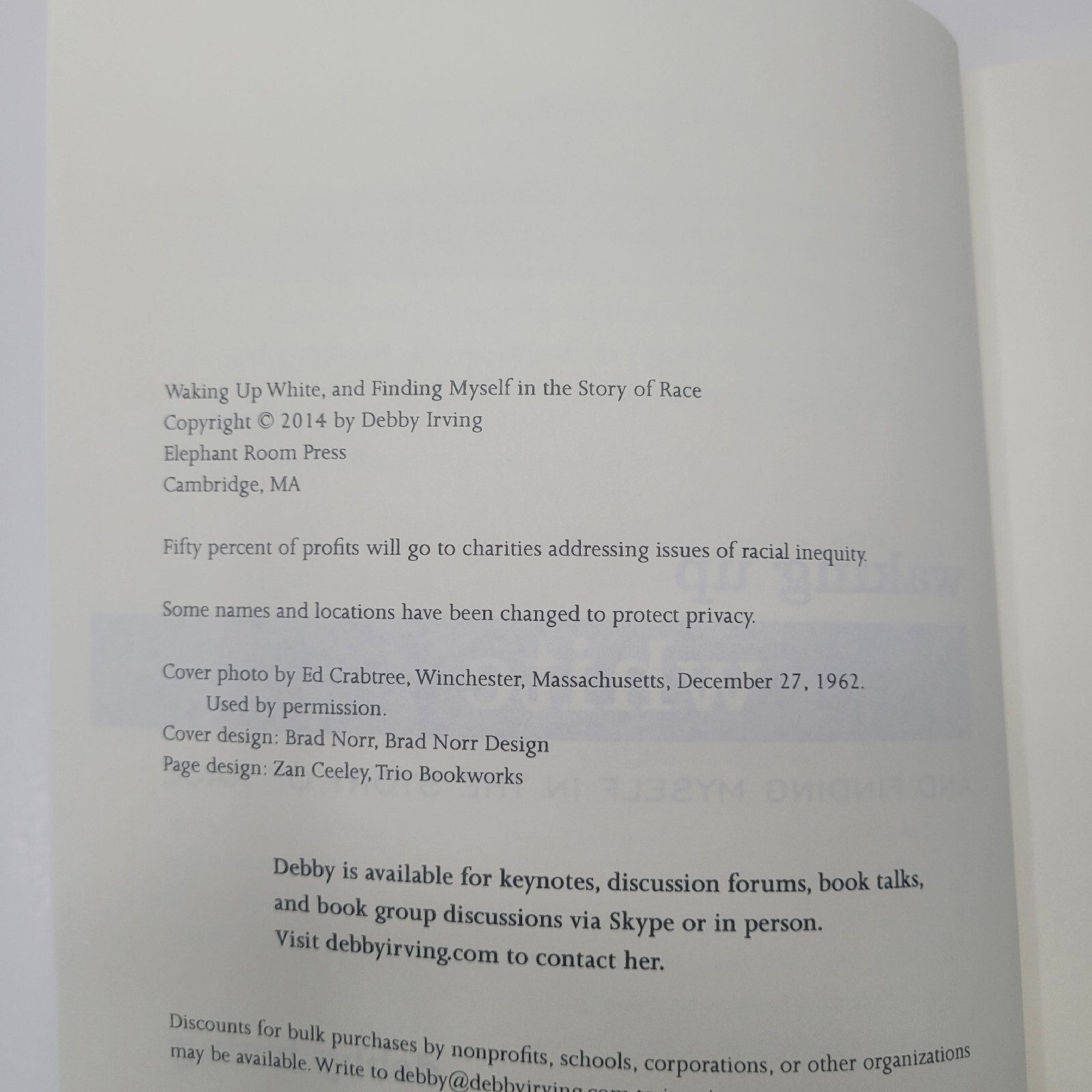 “Waking Up White And Finding Myself In The Story Of Race” by Debby Irving