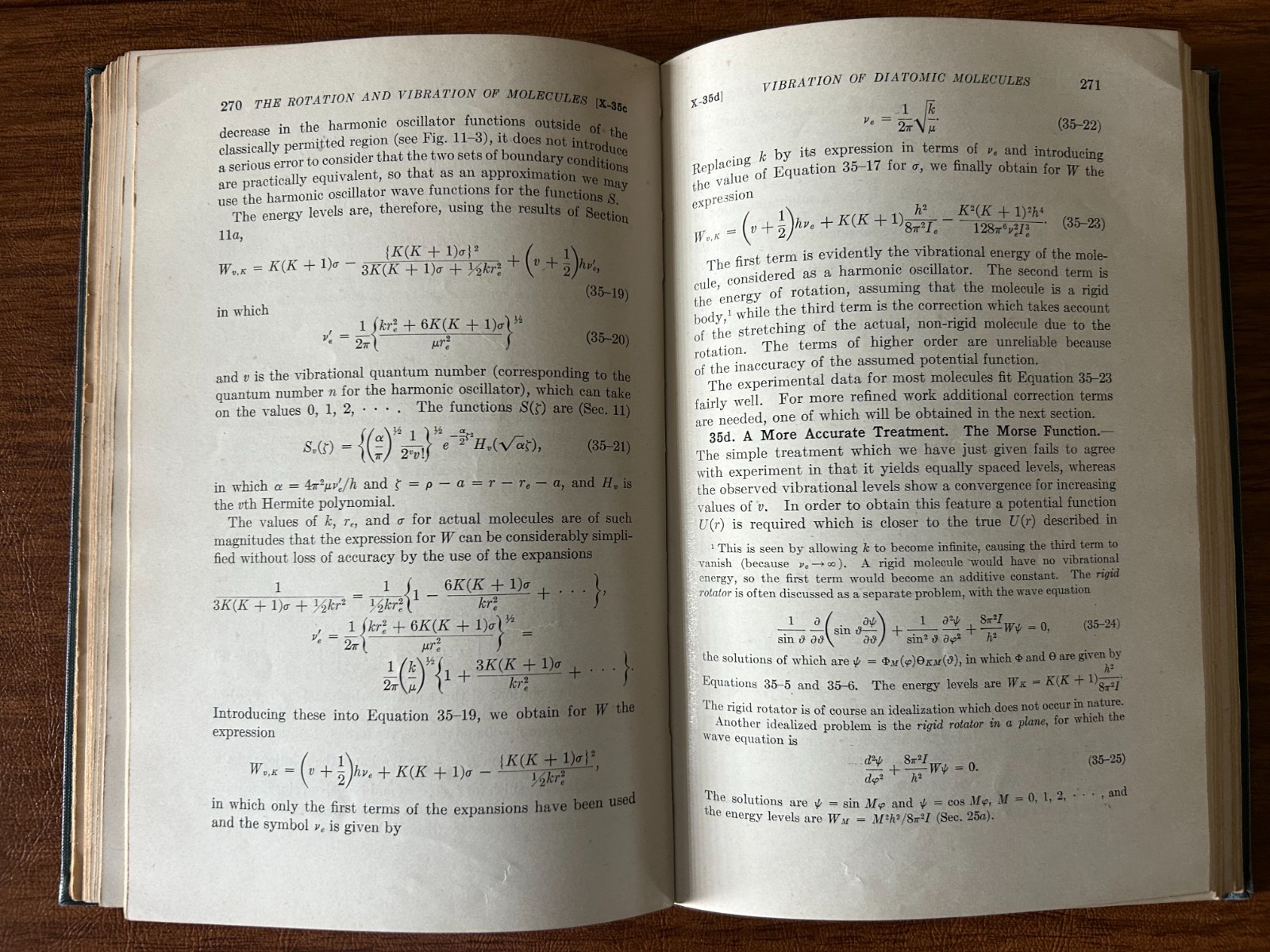 Introduction to Quantum Mechanics by Pauling / Wilson 1935 Vintage HC (11119RK)