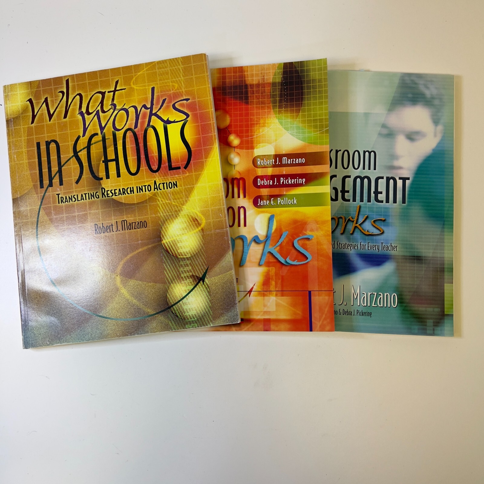Robert Marzano Lot x 3 What Works in Schools, Classroom Instruction That Works