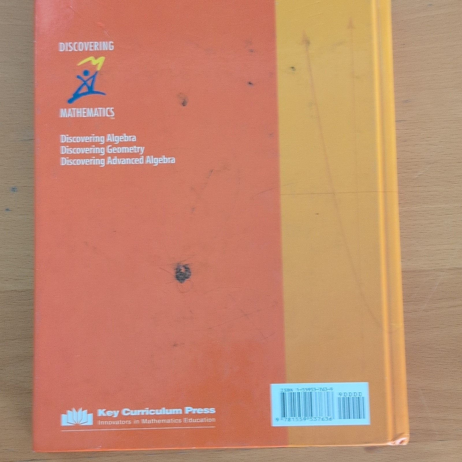 Key Curriculum Press Discovering Algebra 2nd Ed Hardcover 2007 Intermediate MPN