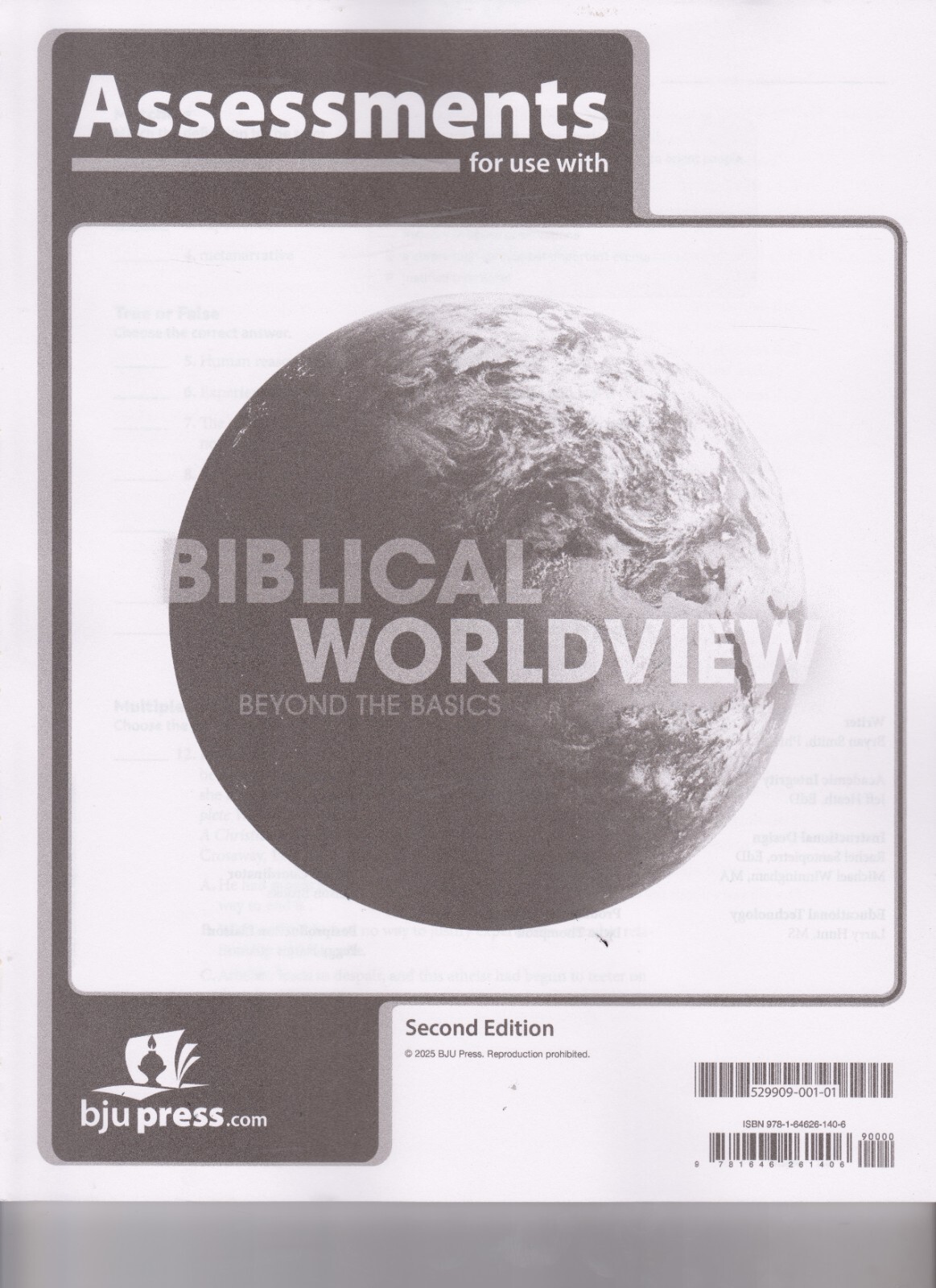 BJU Press Biblical Worldview Assessments – 2nd Edition – 529909