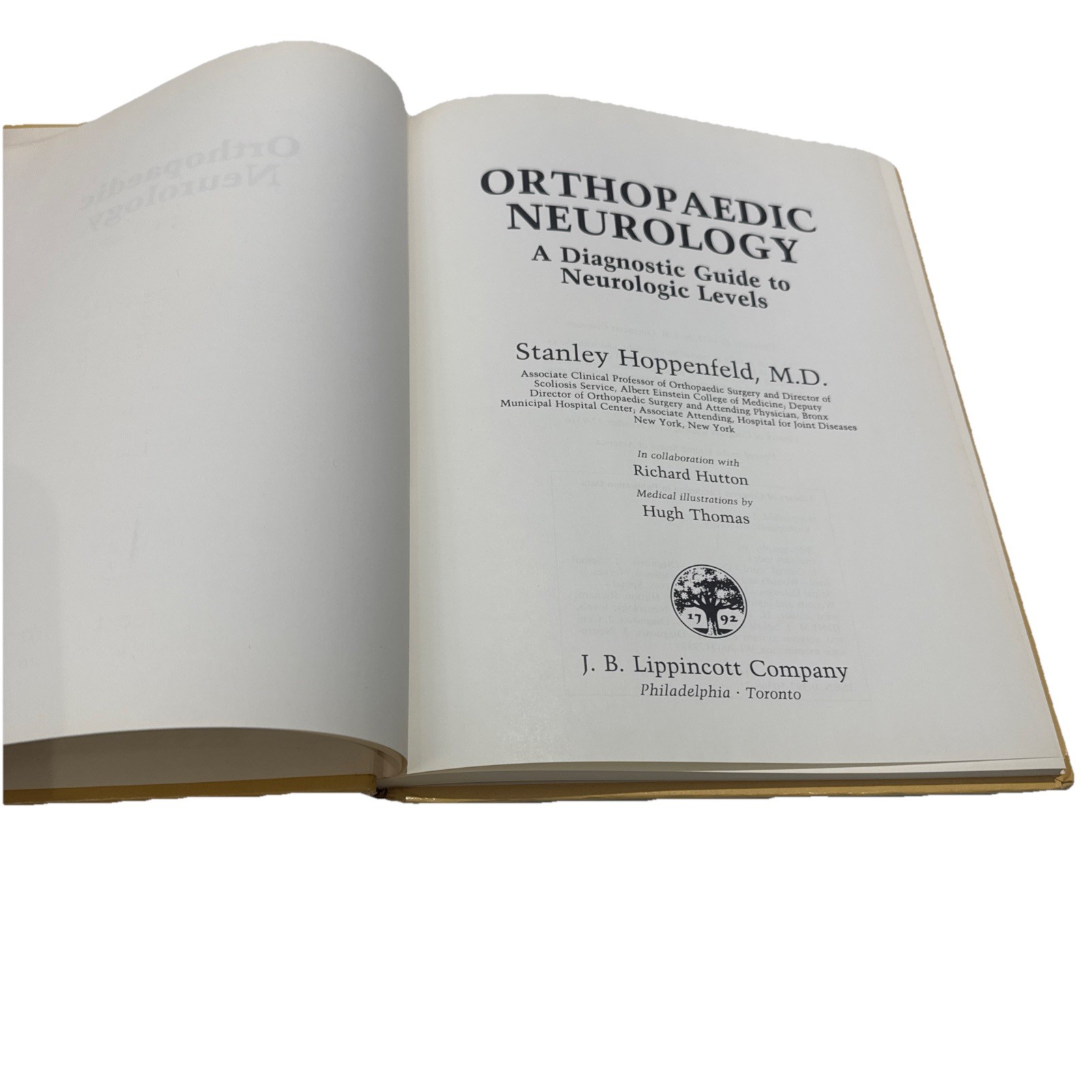 Orthopaedic Neurology : A Diagnostic Guide to Neurologic Levels (1977 Hardcover)