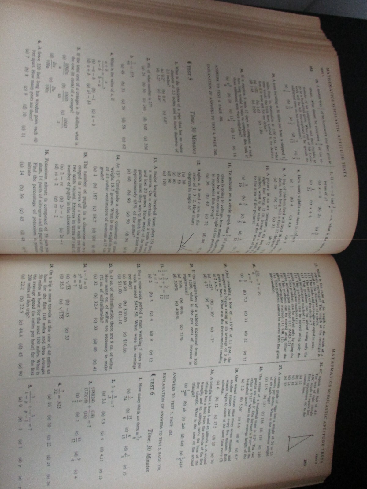 Barron’s College Entrance Exams 1964 paperback-How To Prepare