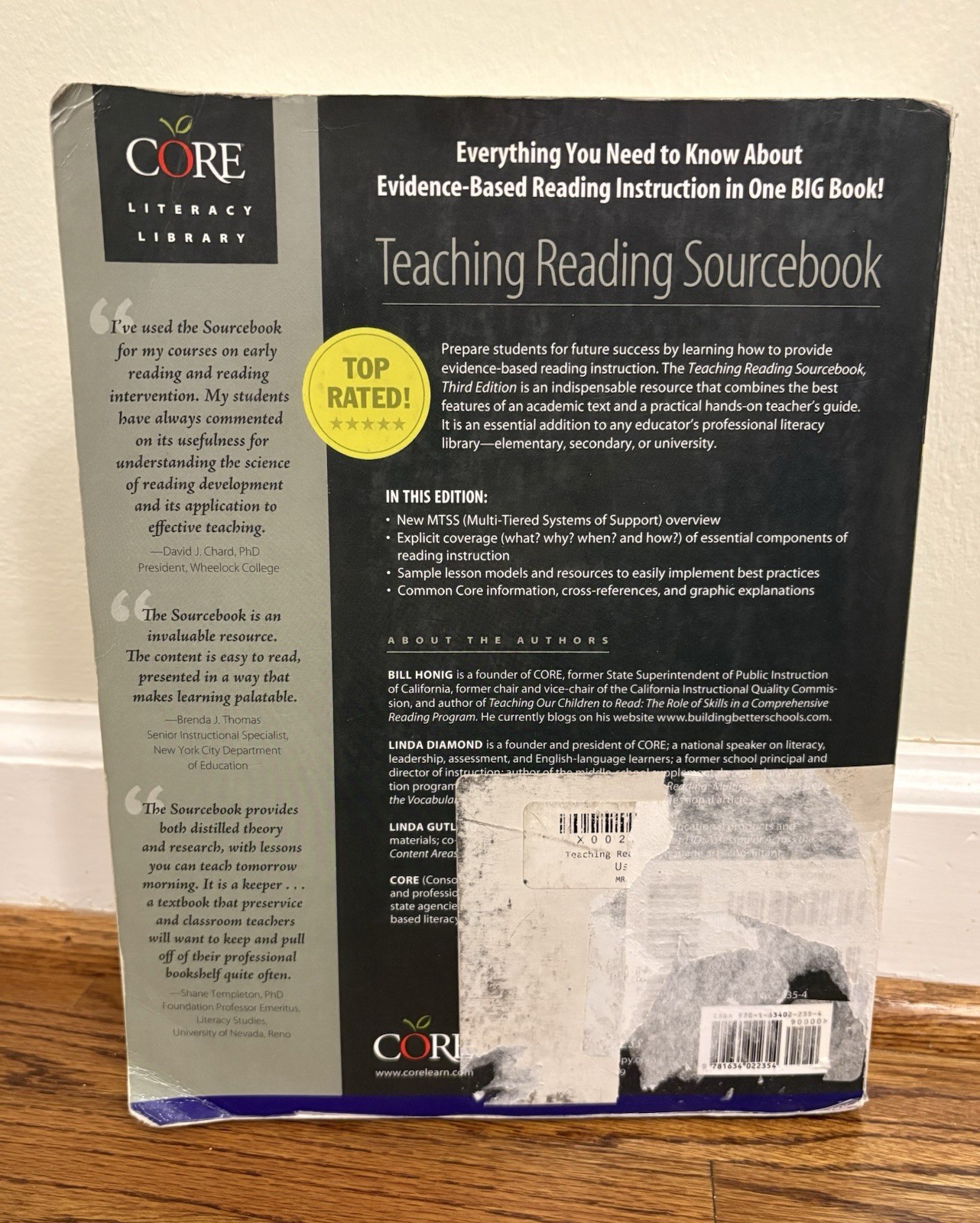 Teaching Reading Sourcebook – Diamond, Honig & Gutlohn (3rd Ed., Paperback 2018)