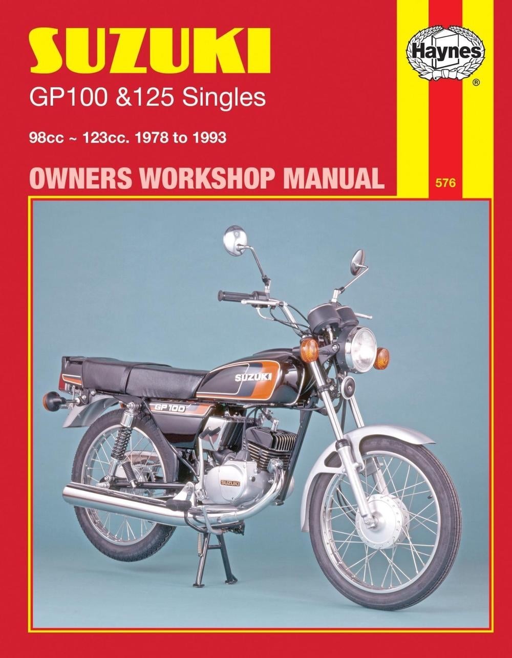 Suzuki GP100 & 125 Singles (78 – 93) Haynes Repair Manual by Haynes Publishing (
