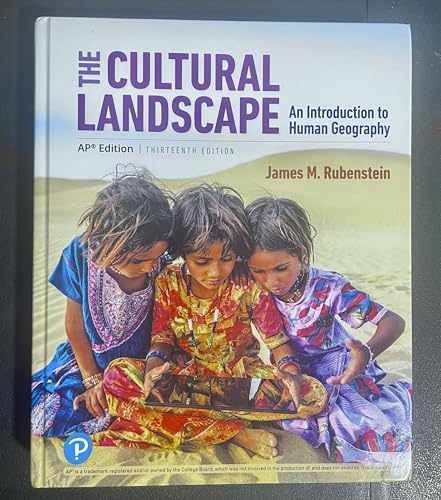 The Cultural Landscape: An – Hardcover, by unknown author – Very Good z