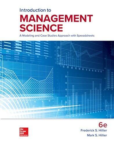 Loose Leaf for Introduction to Management Science: A Modeling and Case St – GOOD