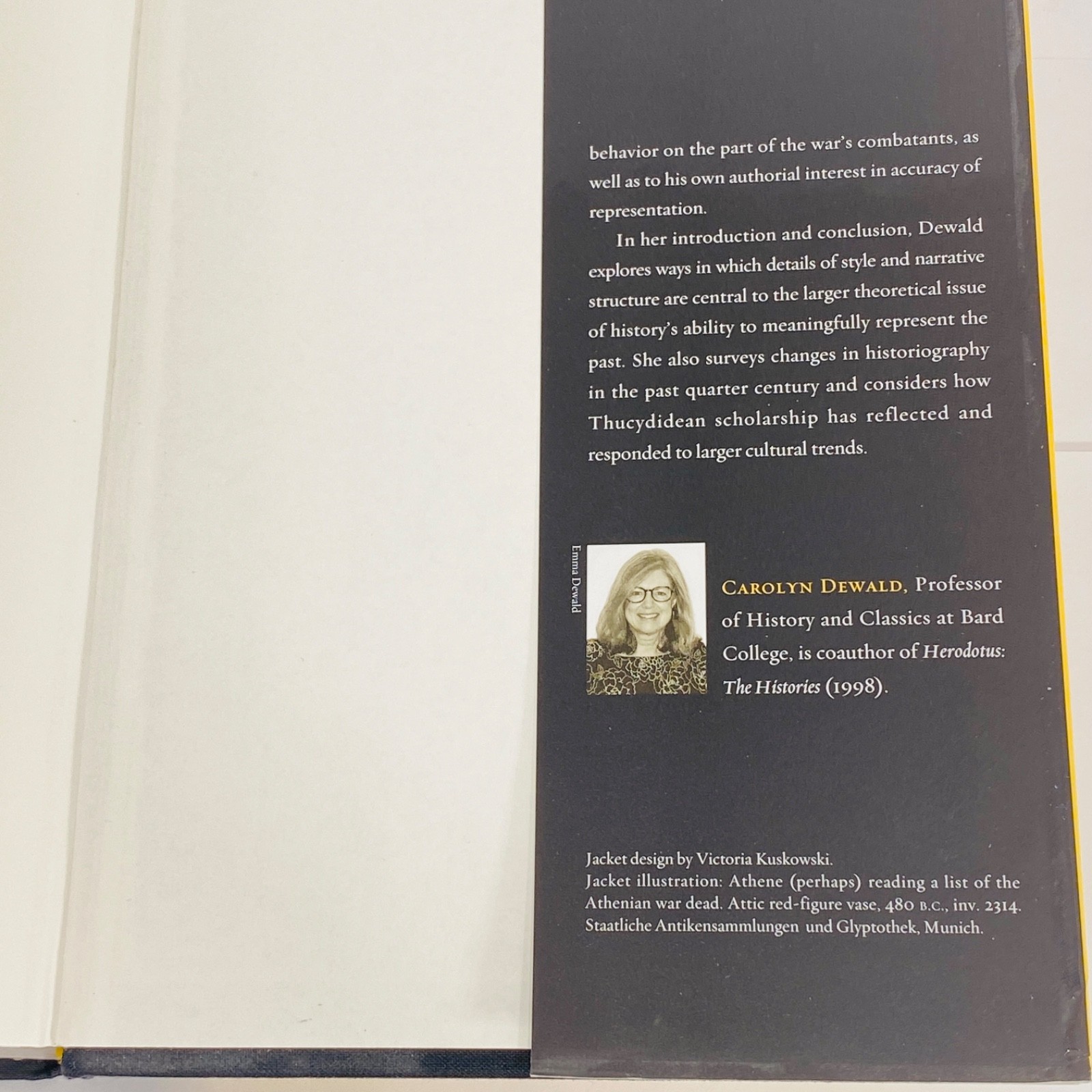 Thucydides’ War Narrative: A Structural Study – Carolyn Dewald – 2016 Hard Cover