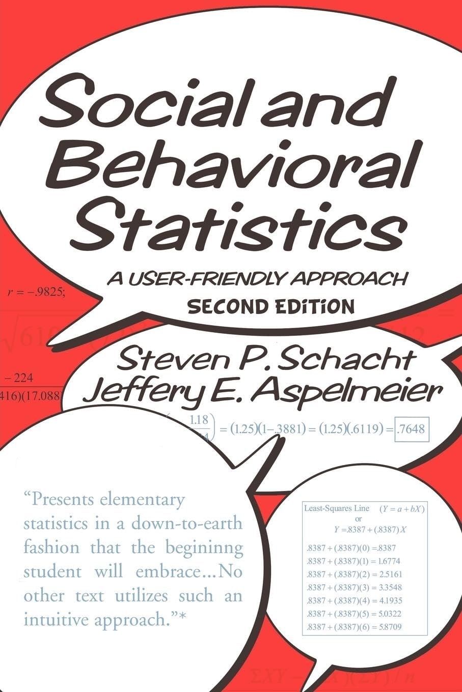 Social and Behavioral Statistics: A User-Friendly Approach – paperback Schac…