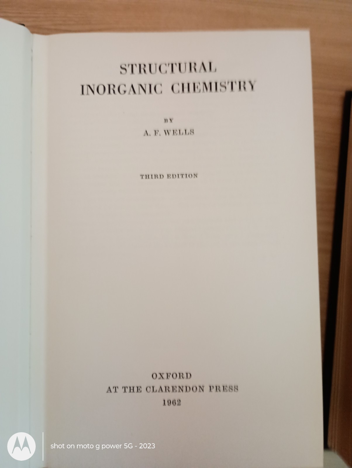 Structural Inorganic Chemistry