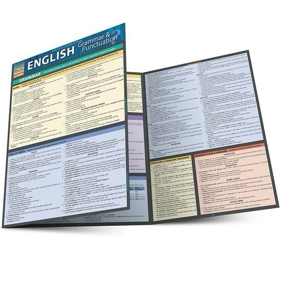 QuickStudy English: Grammar & Punctuation Laminated Study Guide