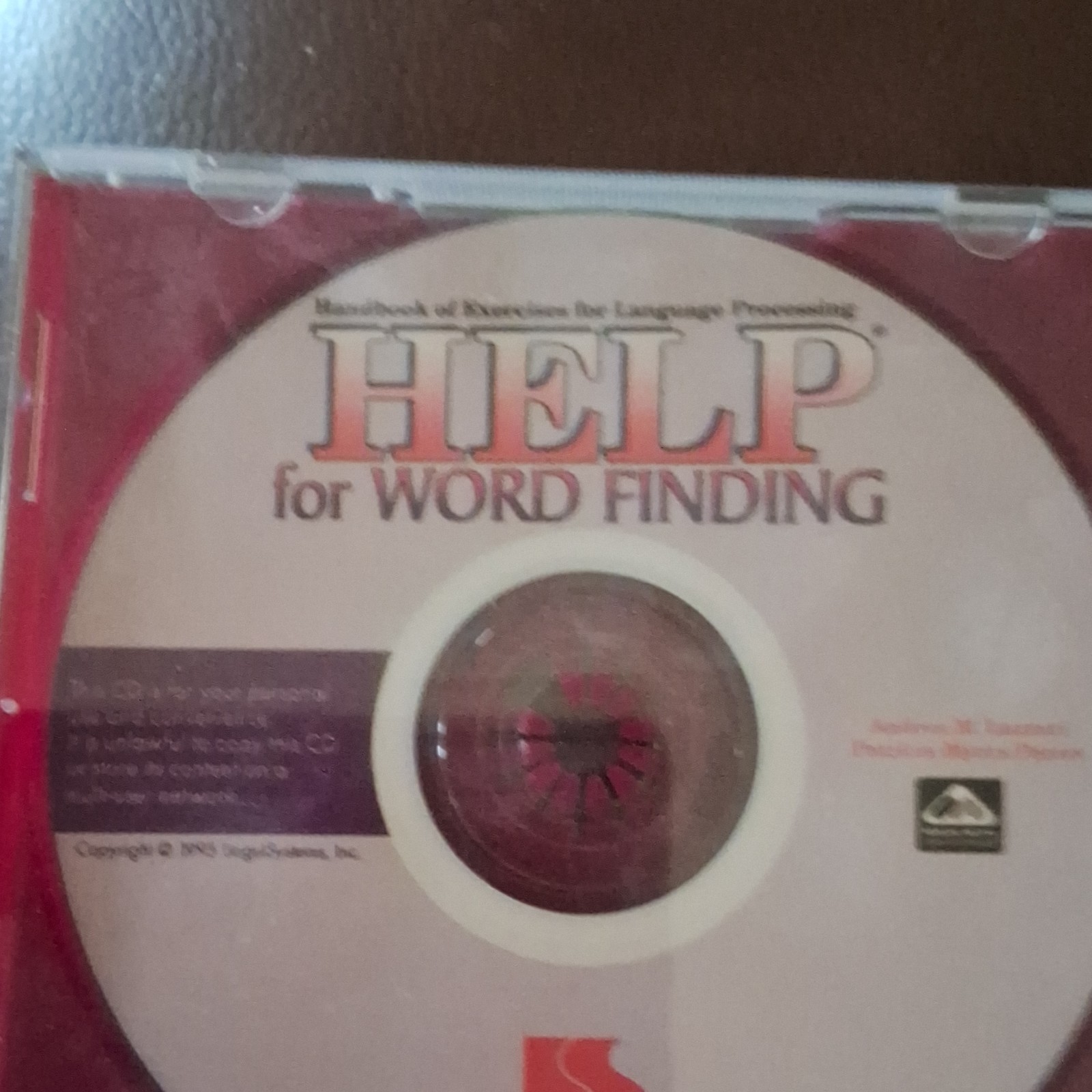 LinguiSystems HELP for Word Finding CD by Lazzari & Peters Language Processing