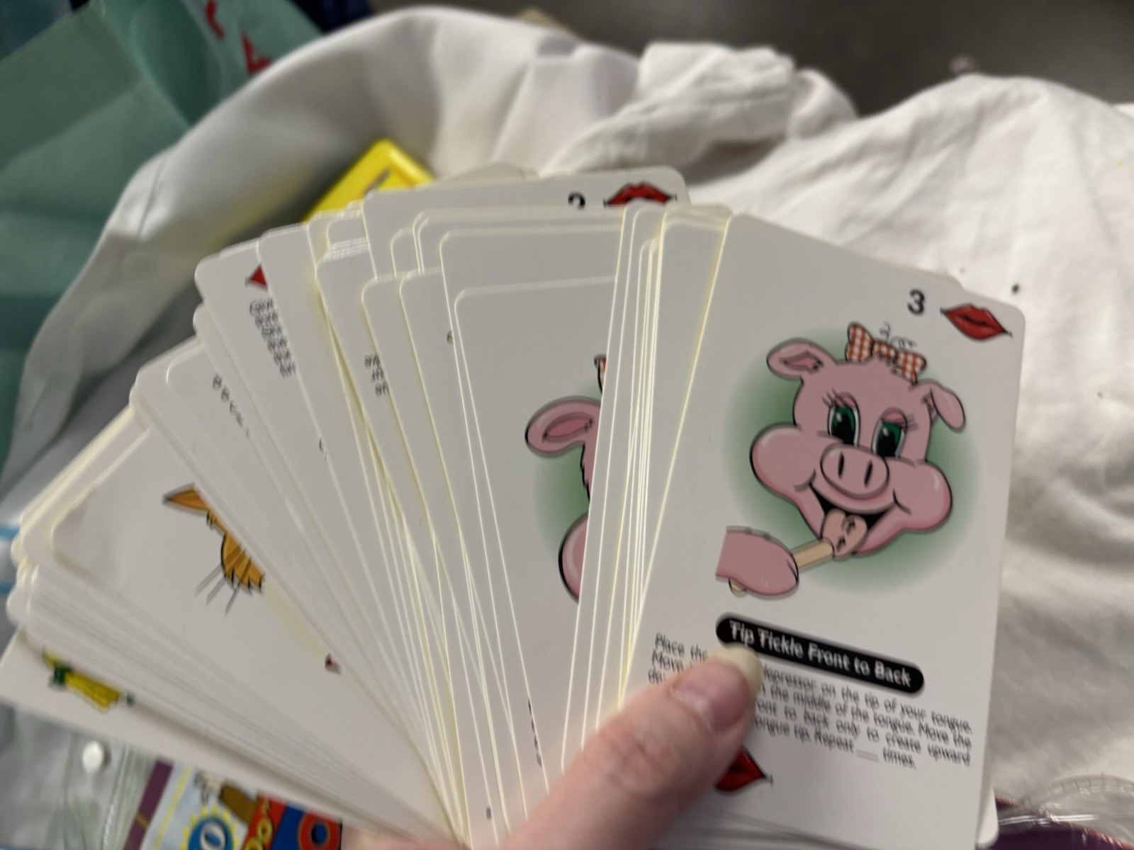 “Can Do” Oral-Motor Fun Deck 52 In Tin + Board Games Super Duper Publications