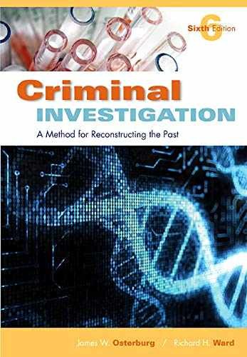 Criminal Investigation: A – Paperback, by Osterburg James W.; – Very Good x