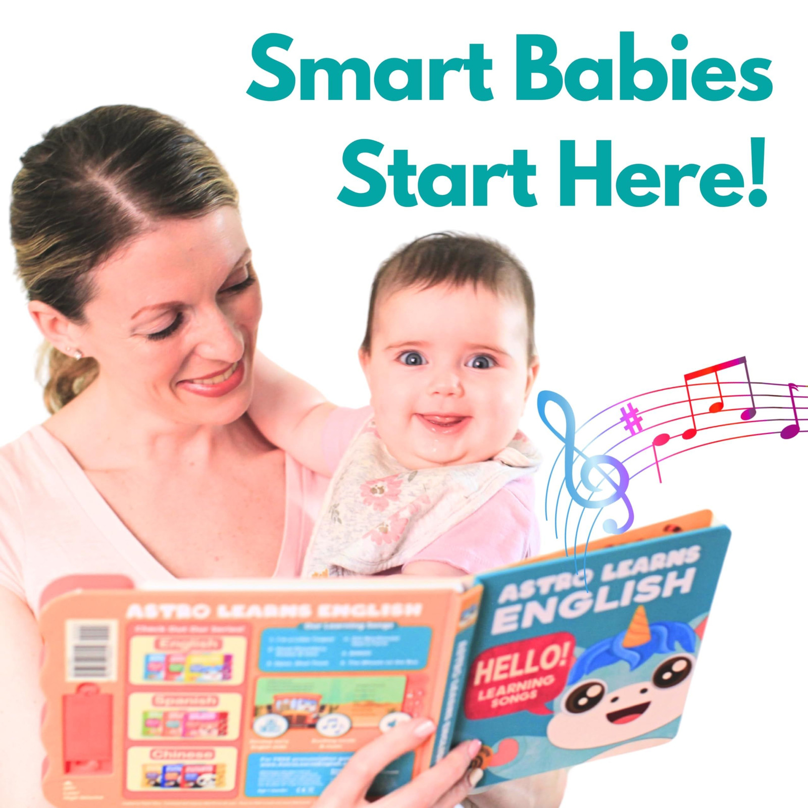 Astro Learns English Learning Songs — Musical Toys & Small, Multicolor
