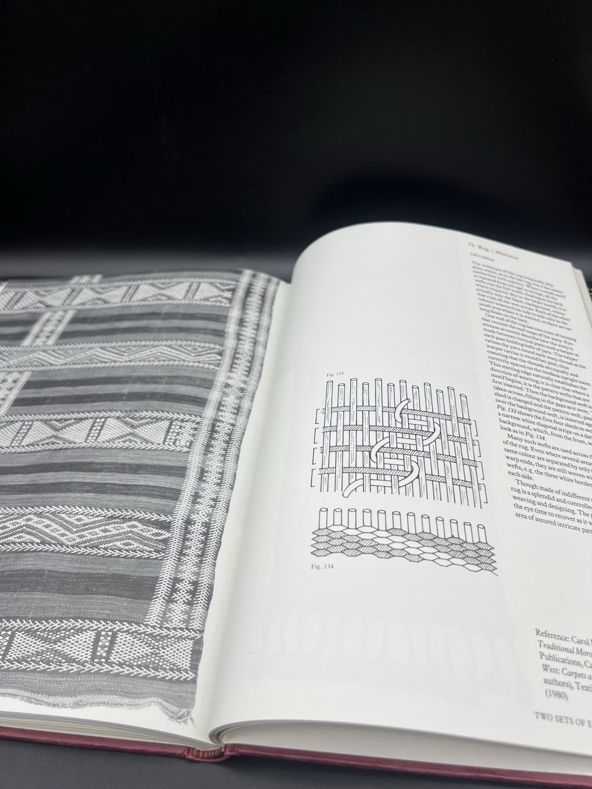Textile and Weaving Structures Peter Collingwood Hardcover 1987 Batsford
