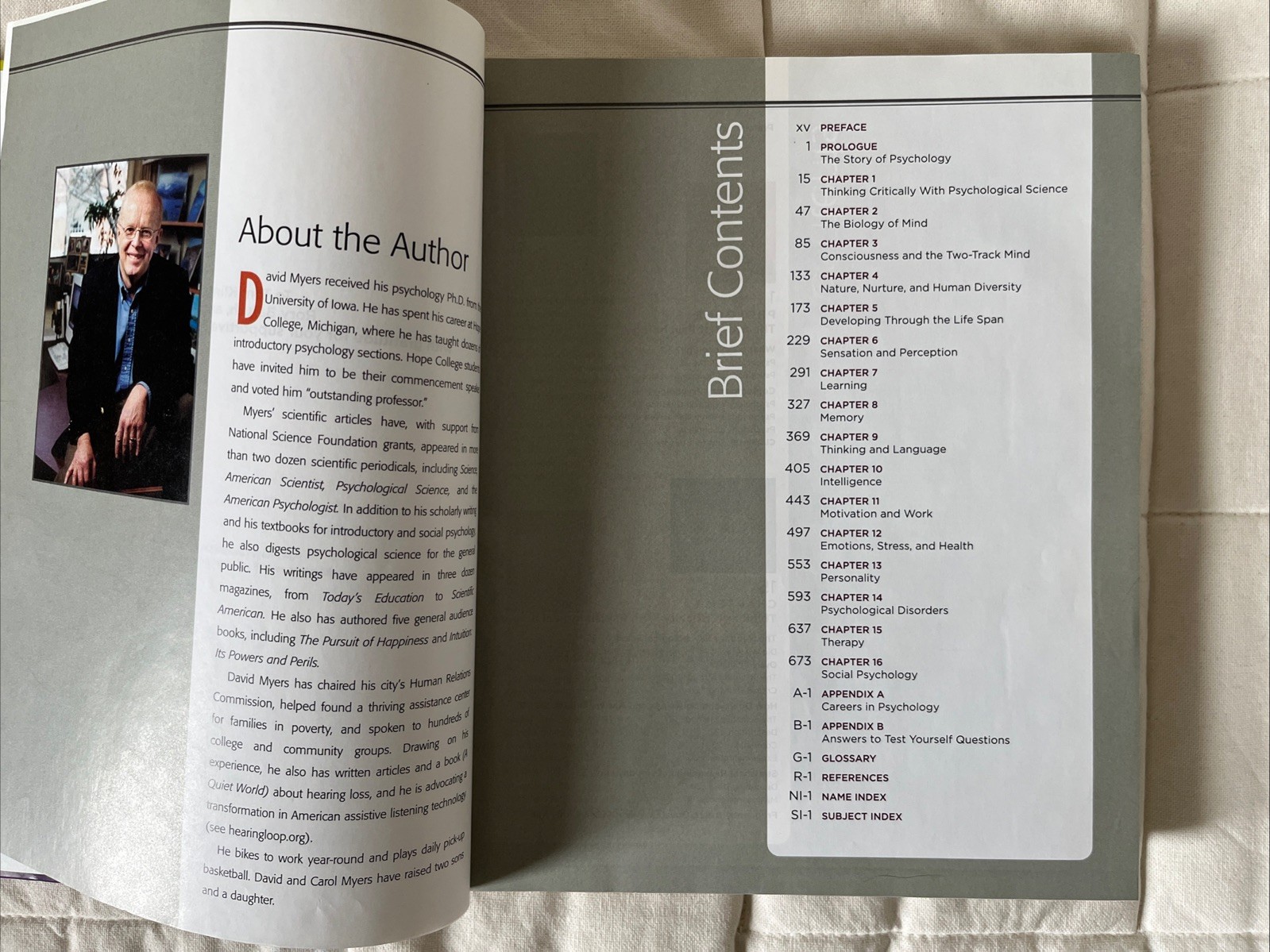 Psychology by David G. Myers (2009, Hardcover) and Study Guide (2010, Paperback)