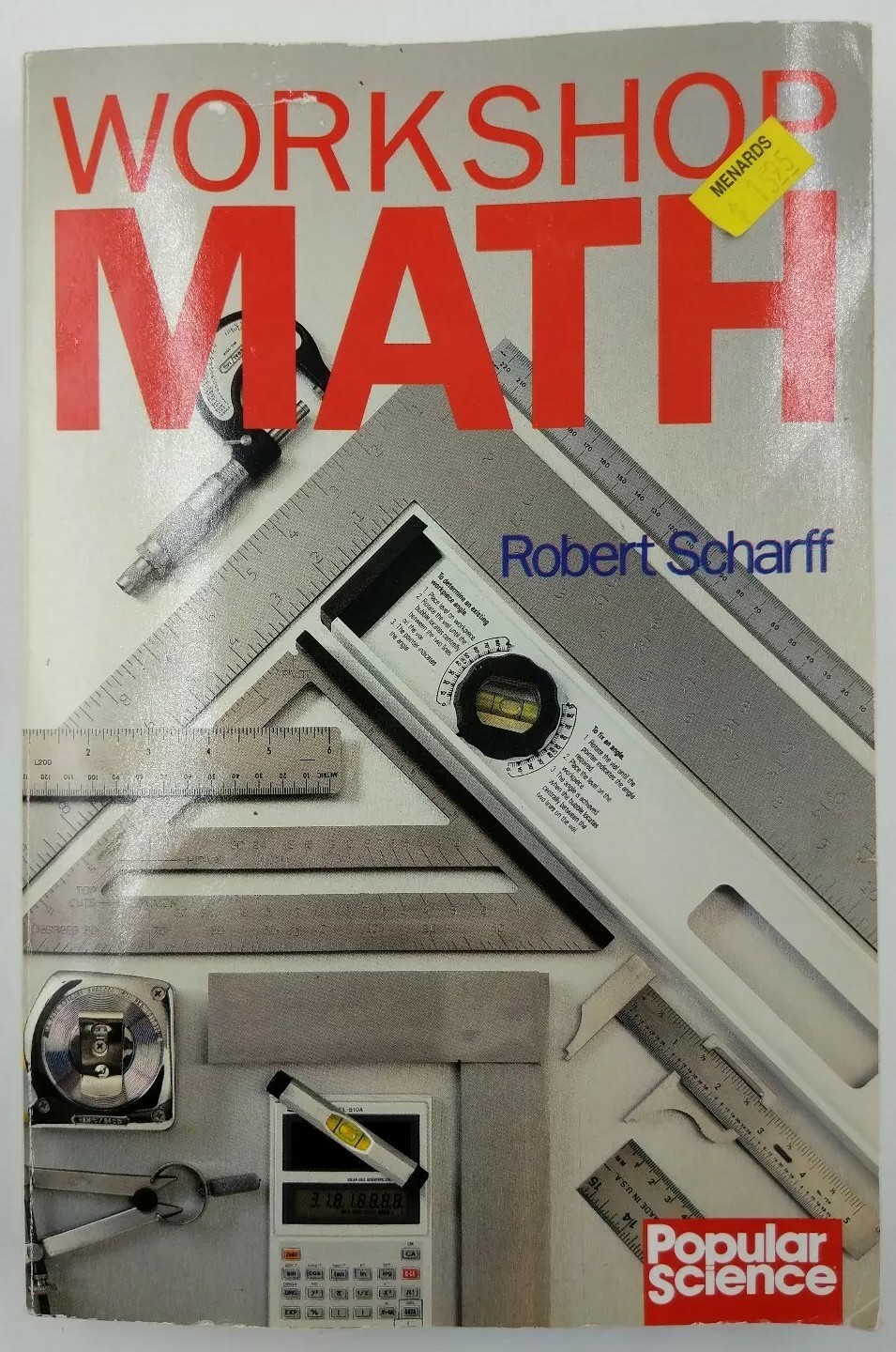 Popular Science Workshop Math Book by Robert Scharff –