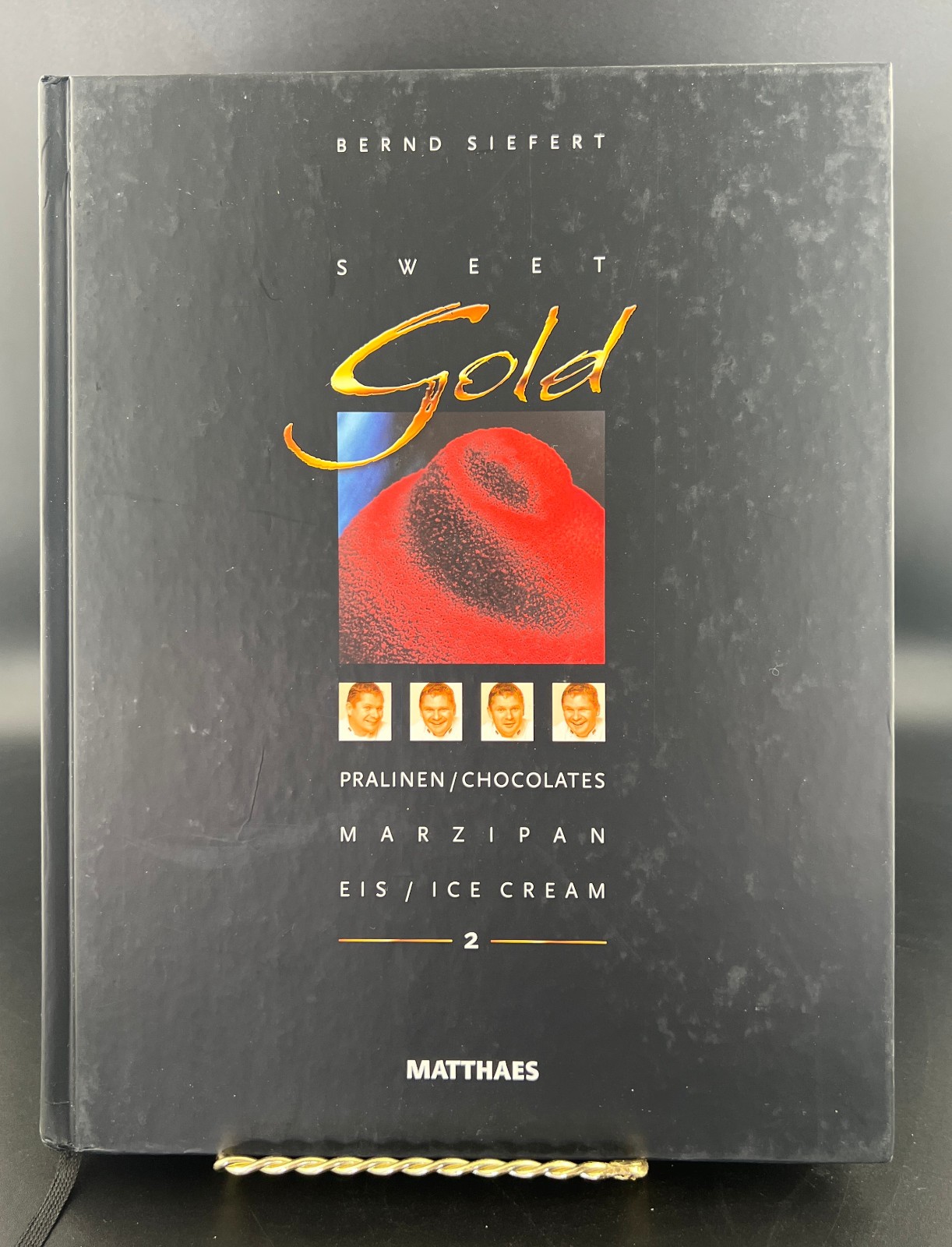 Sweet Gold 2 Bernd Siefert Hardcover Cookbook Chocolate Marzipan Ice Cream Mint