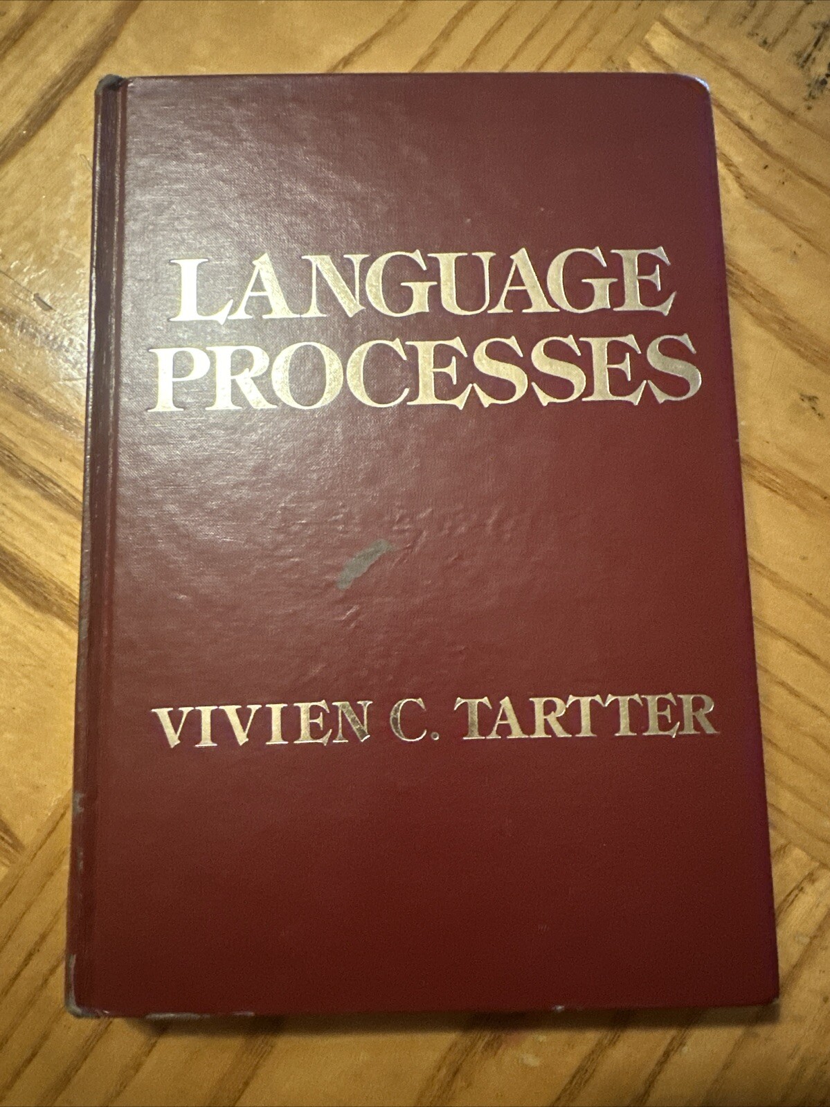 Language Processes by Vivien C. Tartter (1986, Hardcover) – GOOD
