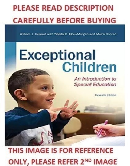Exceptional Children by William L Heward 11th International Softcvr Ed Same Book