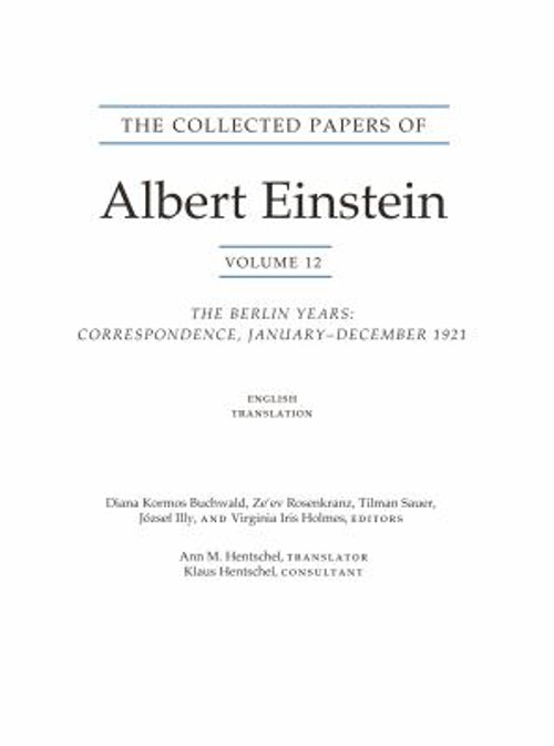 The Collected Papers of Albert Einstein, Volume 12 English Vol. 1