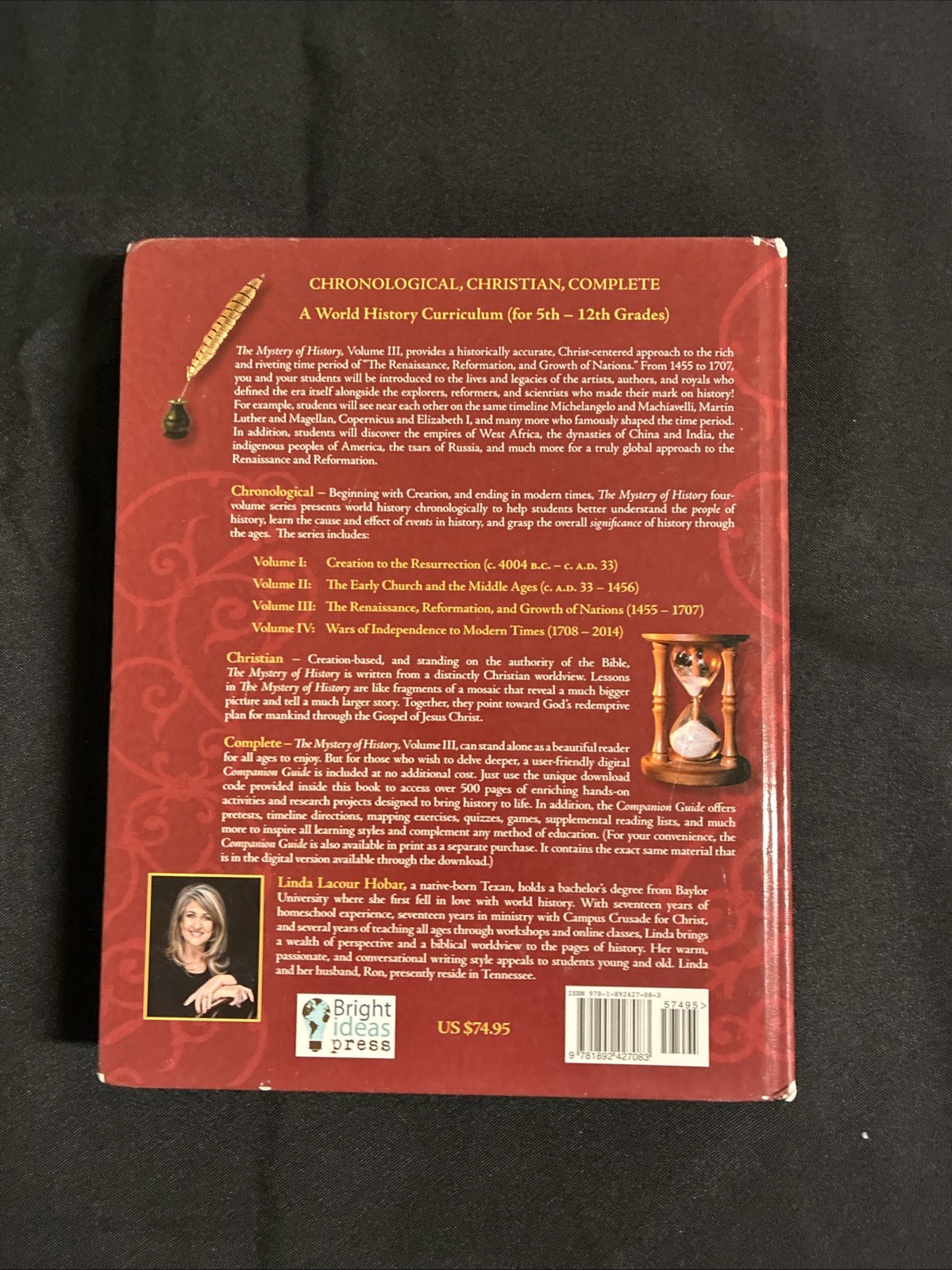 The Mystery of History Volume 3 Text and Printed Companion by Hobar, Renaissance