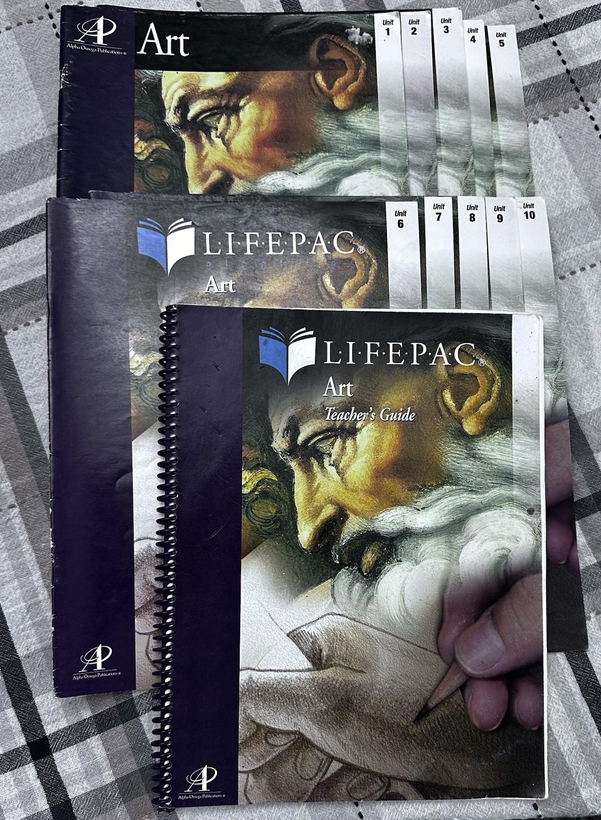 LIFEPAC Art units 1-10, Teacher’s Guide Alpha Omega Publishing